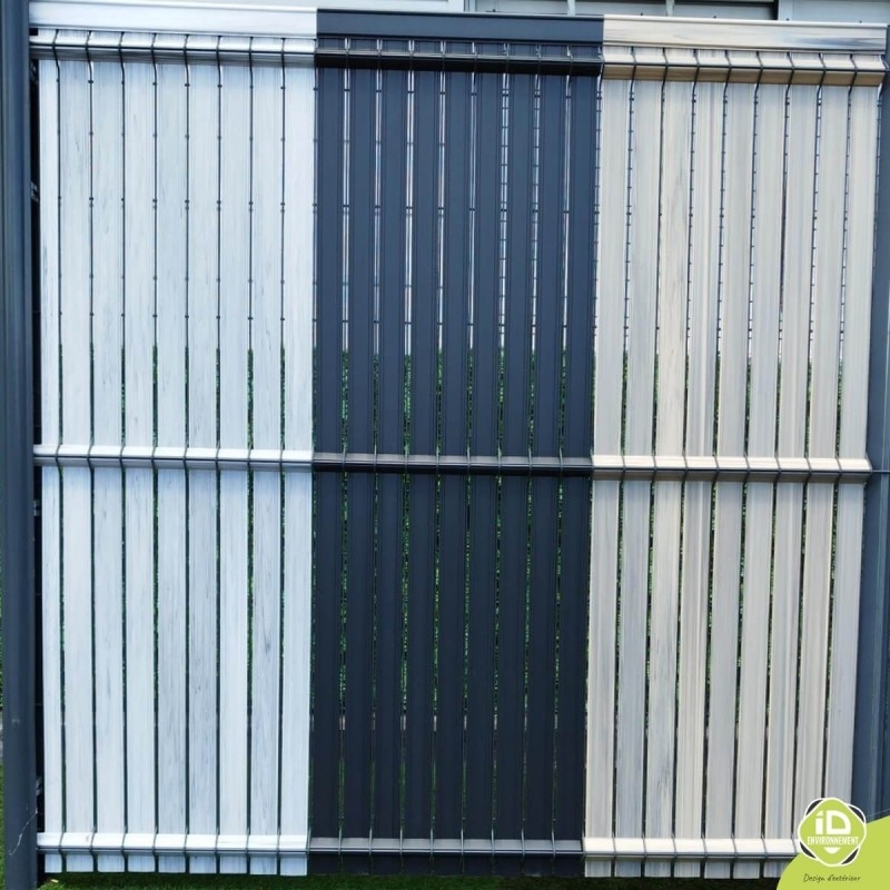 ID-Environnement - Kit d'occultation (brise-vue) en pvc rigide - Coloris - Grillage rigide