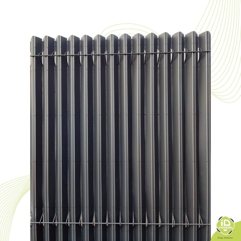 ID-Environnement - Kit d'occultation (brise-vue) Polypropylène en V - Grillage rigide