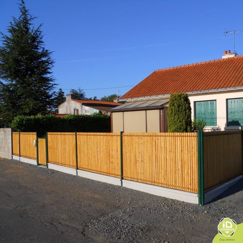 ID-Environnement - Kit d'occultation (brise-vue) en Bois MÉLÈZE - Terrain - Maison