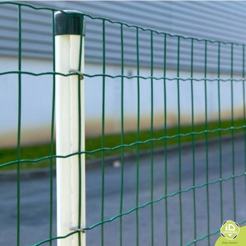 grillage-soude-expert-vert-gris-poteau