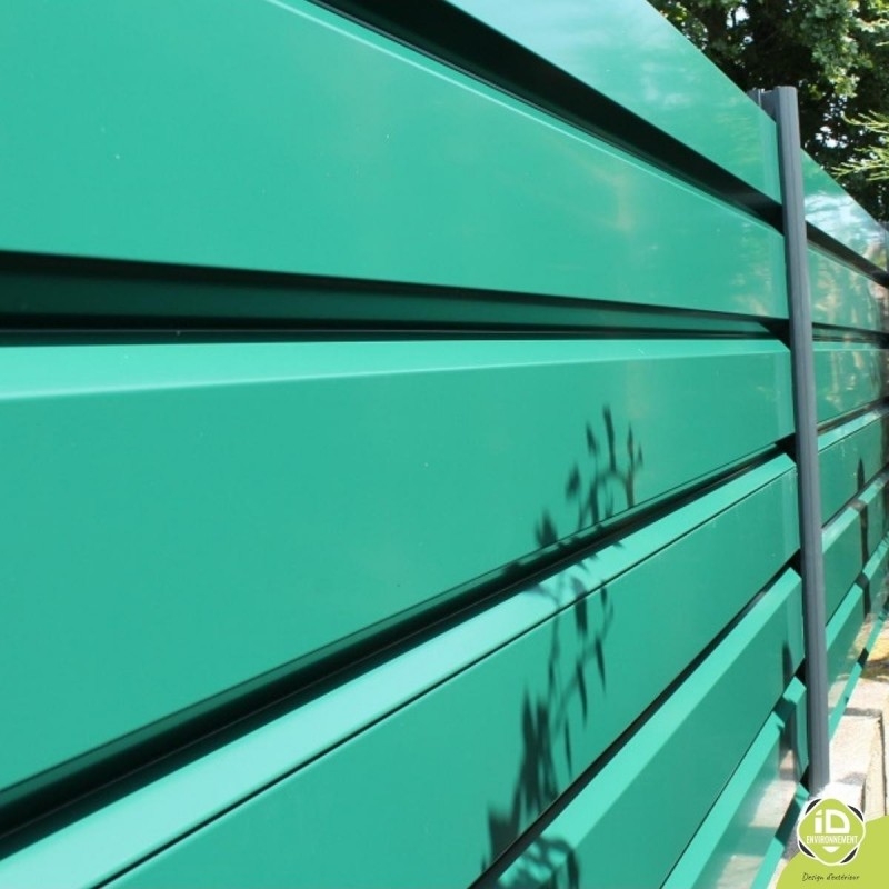 poteau-alu-tube-sceller-cloture-vert