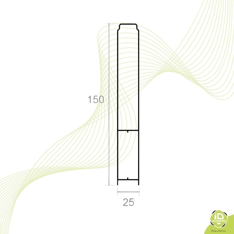 cloture-aluminium-pleine-150-sur-mesure-section