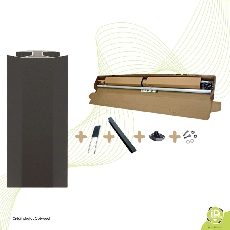 poteau-alu-pack-complet-insert-sceller