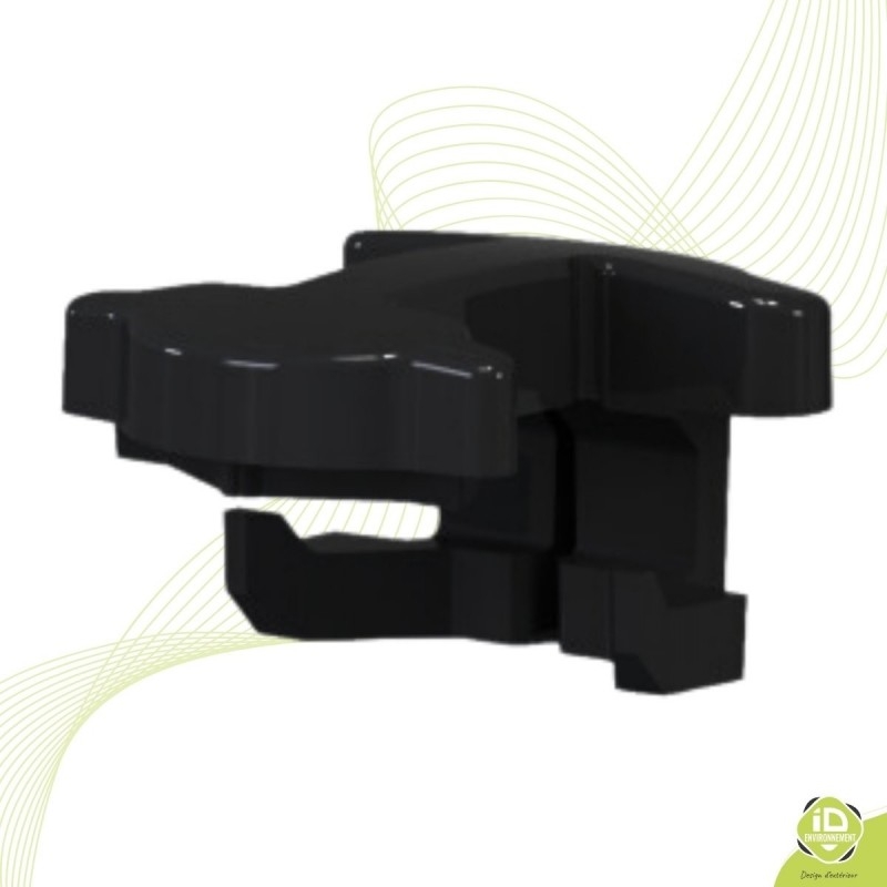 chapeau-supplementaire-poteau-grif-clip-noir