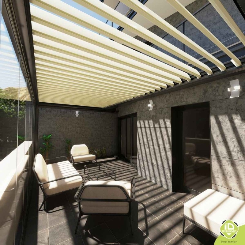 pergola-bioclimatique-adossee-blanc-noir
