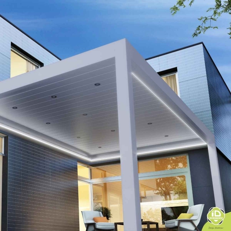 pergola-bioclimatique-adossee-blanc