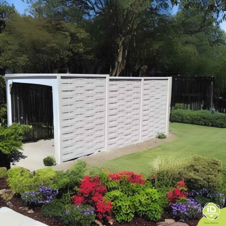 Cloture-béton-imitation-Bois-carport Cloture-béton-imitation-Bois-carport