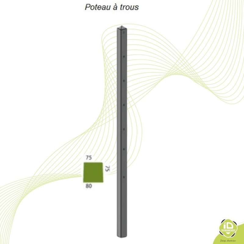 poteau-beton-carres-trous