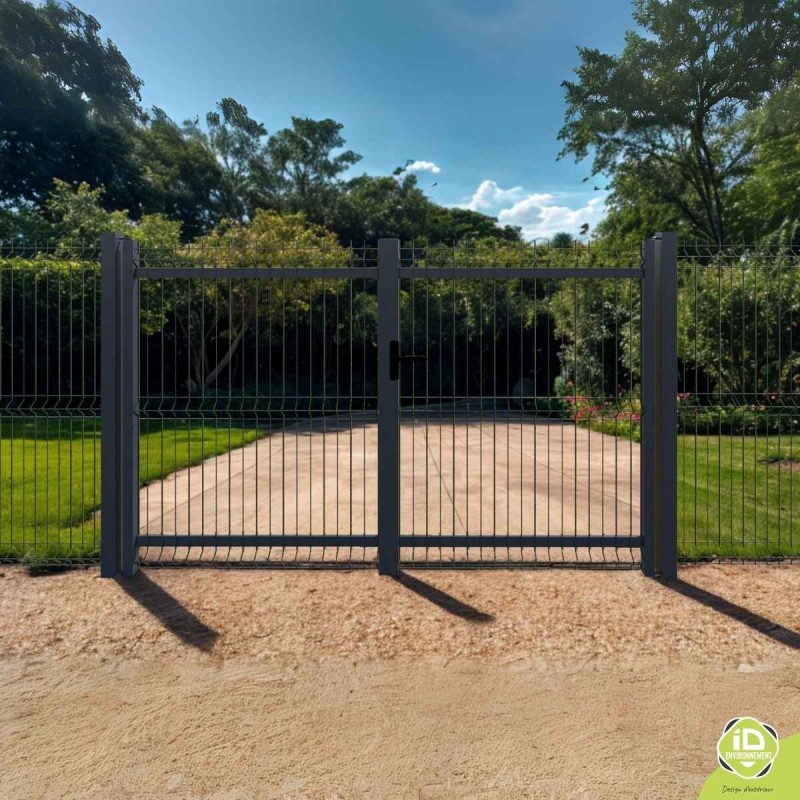 portail-grillage-treillis-mailles-200x55-jardin-gris