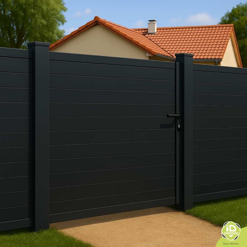 portillon-aluminium-plein-gris