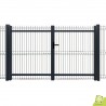portail-grillage-treillis-mailles-200x55-gris