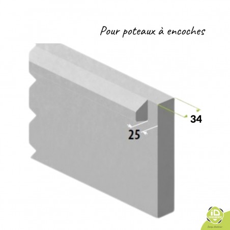 plaque-soubassement-beton-250-cloture-rigide-poteaux-encoches