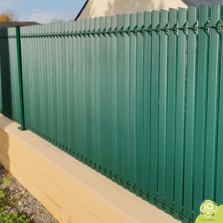 Kit-occultation-rigide-V-vert-grillage