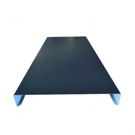 Couvertine en acier plié pour muret – longueur 2 m